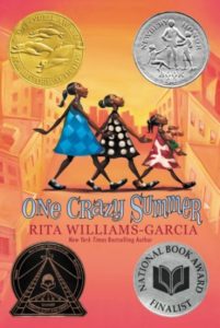 Cover image of the book One Crazy Summer by Rita Williams-Garcia.