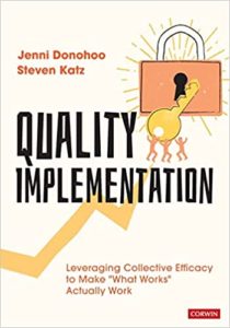 Cover image of the book Quality Implementation by Jenni Donohoo and Steven Katz